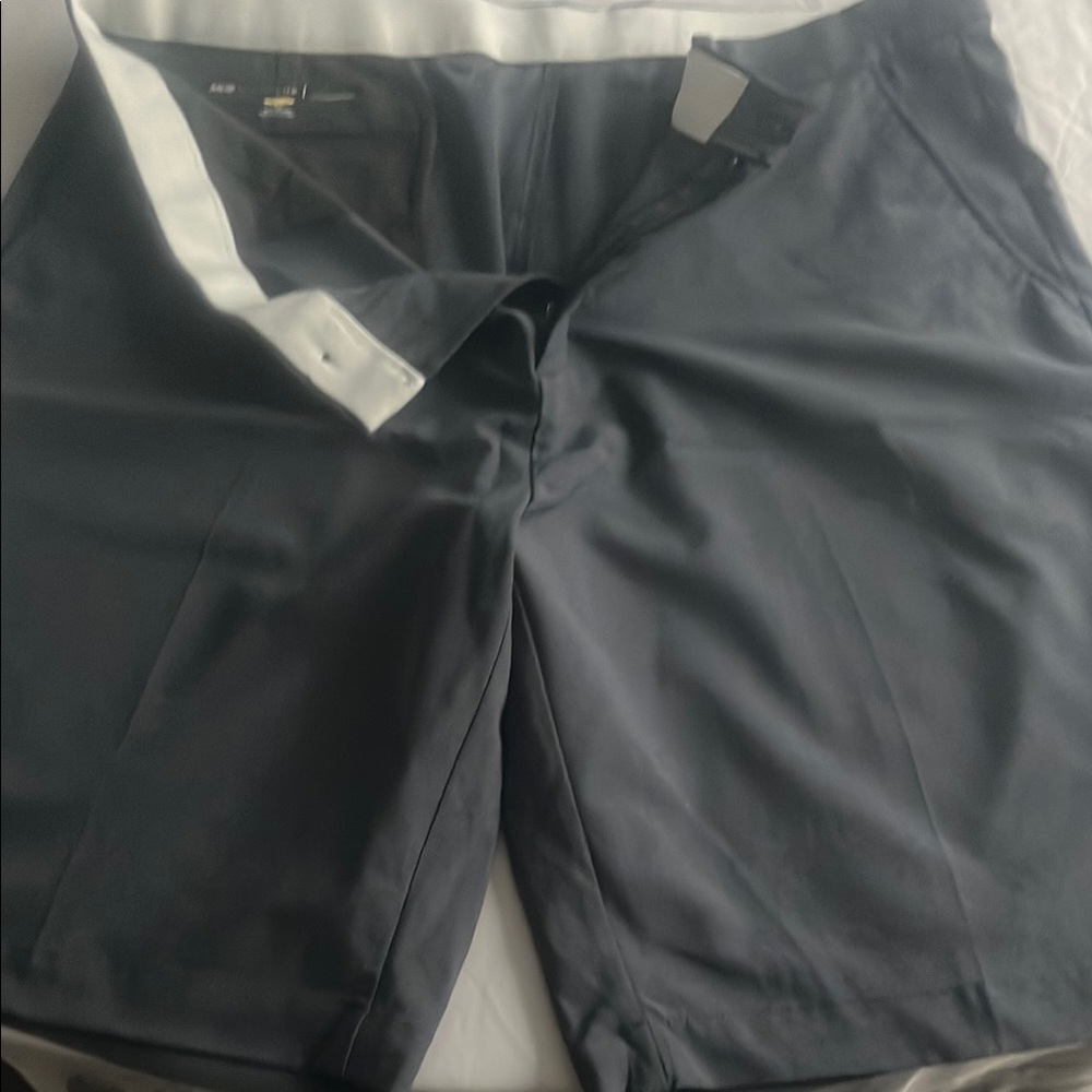 Greg Norman Collection Men's Flat Front Shorts - Dark Gray NWOT